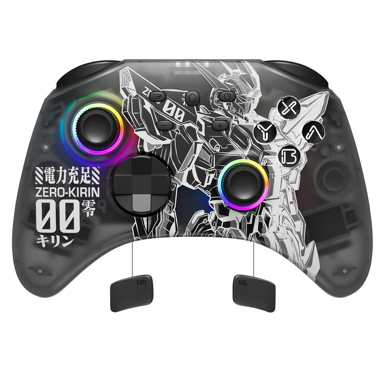 Mytrix Zero-Kirin Wireless Pro RGB Controller With Programmable Back Buttons And Turbo Mytrix Zero-Kirin Wireless Pro RGB Controller With Programmable Back Buttons And Turbo